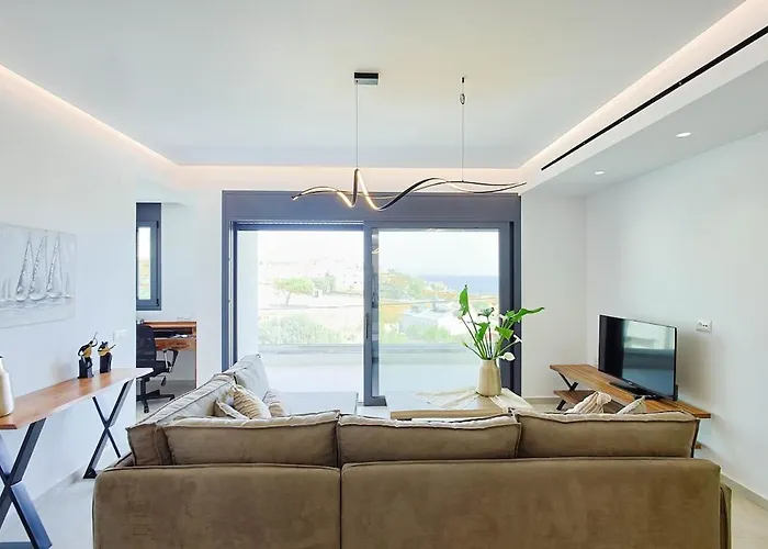 Luxury Seaview Apartments Close To Beach - Kyanos